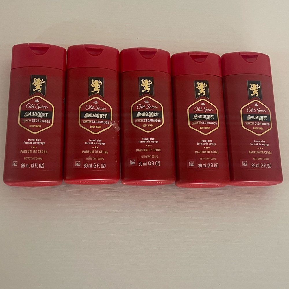 Old Spice Travel size body wash 6 bottles